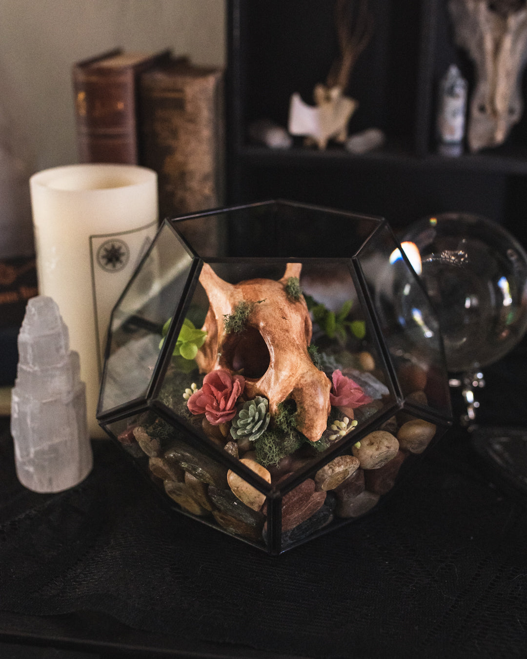 Cubone Skull Geometric Terrarium
