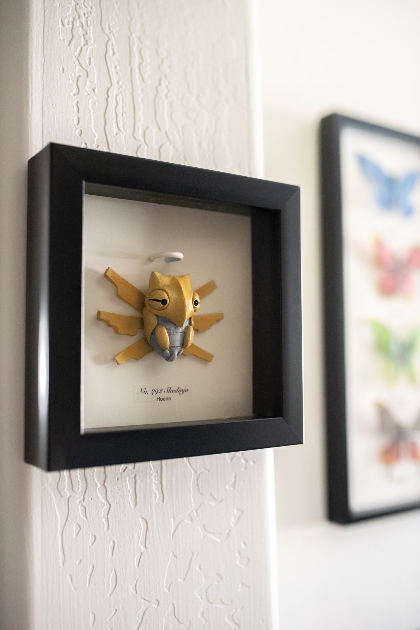 Shedinja Pokémon Taxidermy - 6x6 Shadowbox