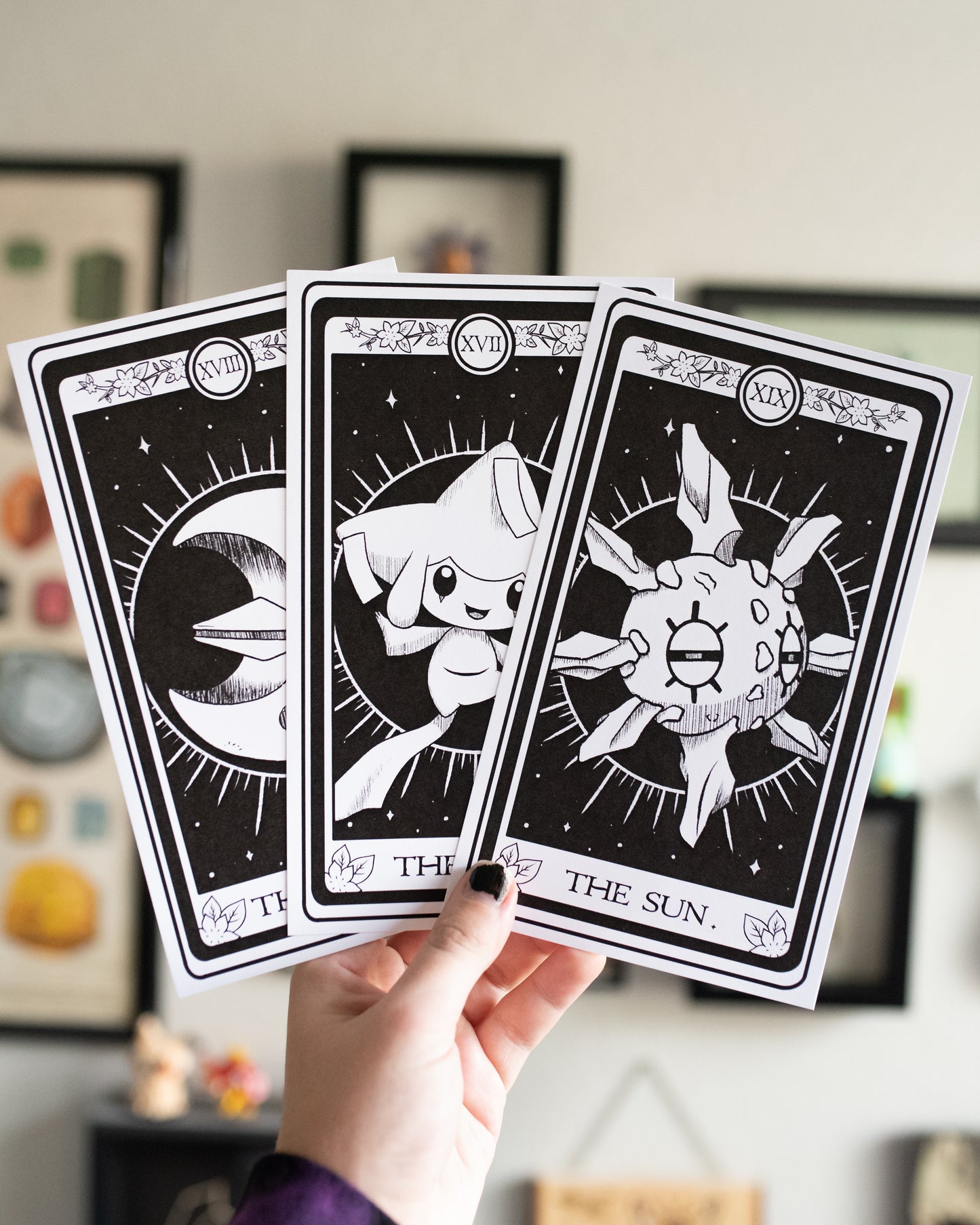 Pokémon Tarot Prints - 8.5" x 5"