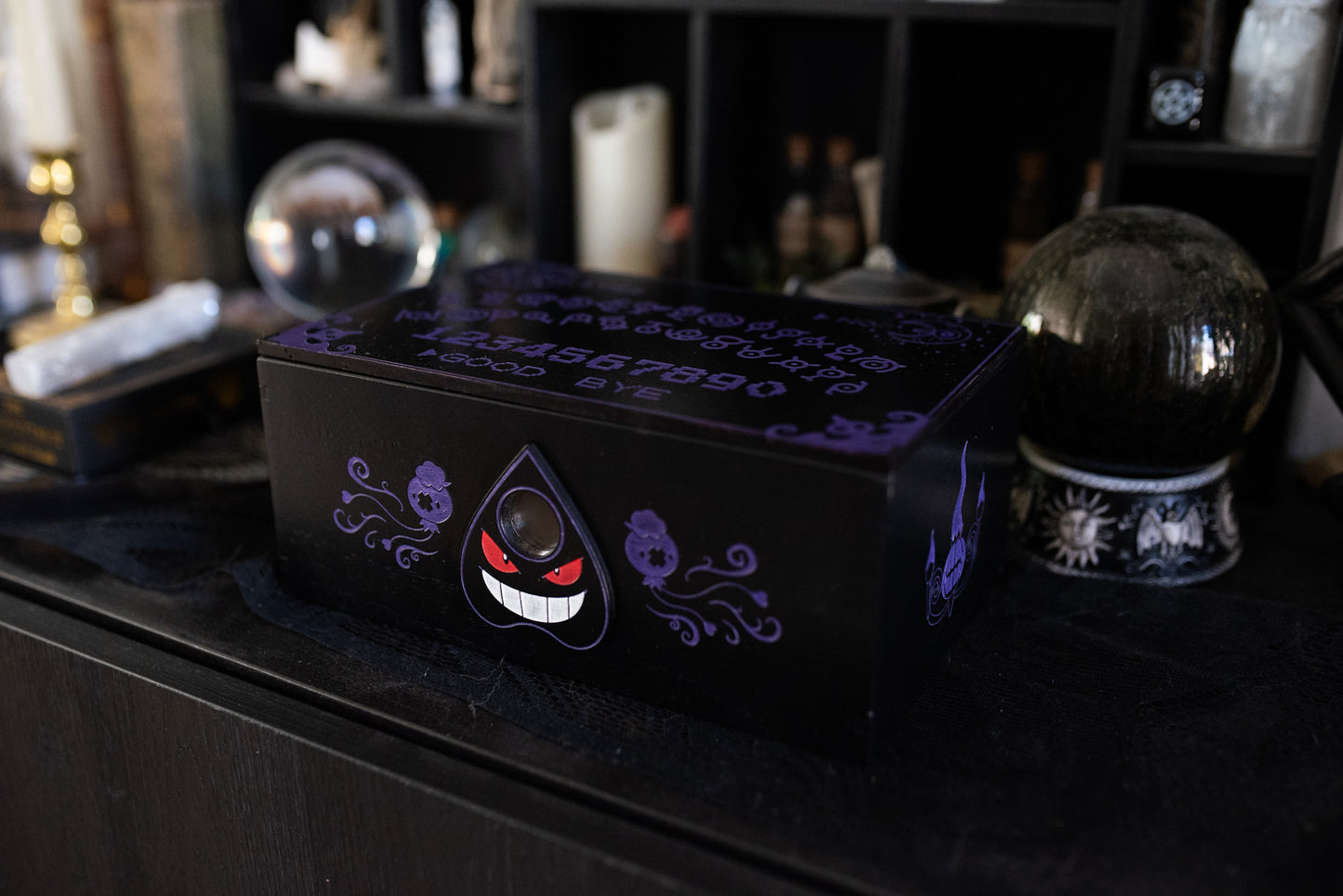 Gengar Locking Ouija Board Stash Box