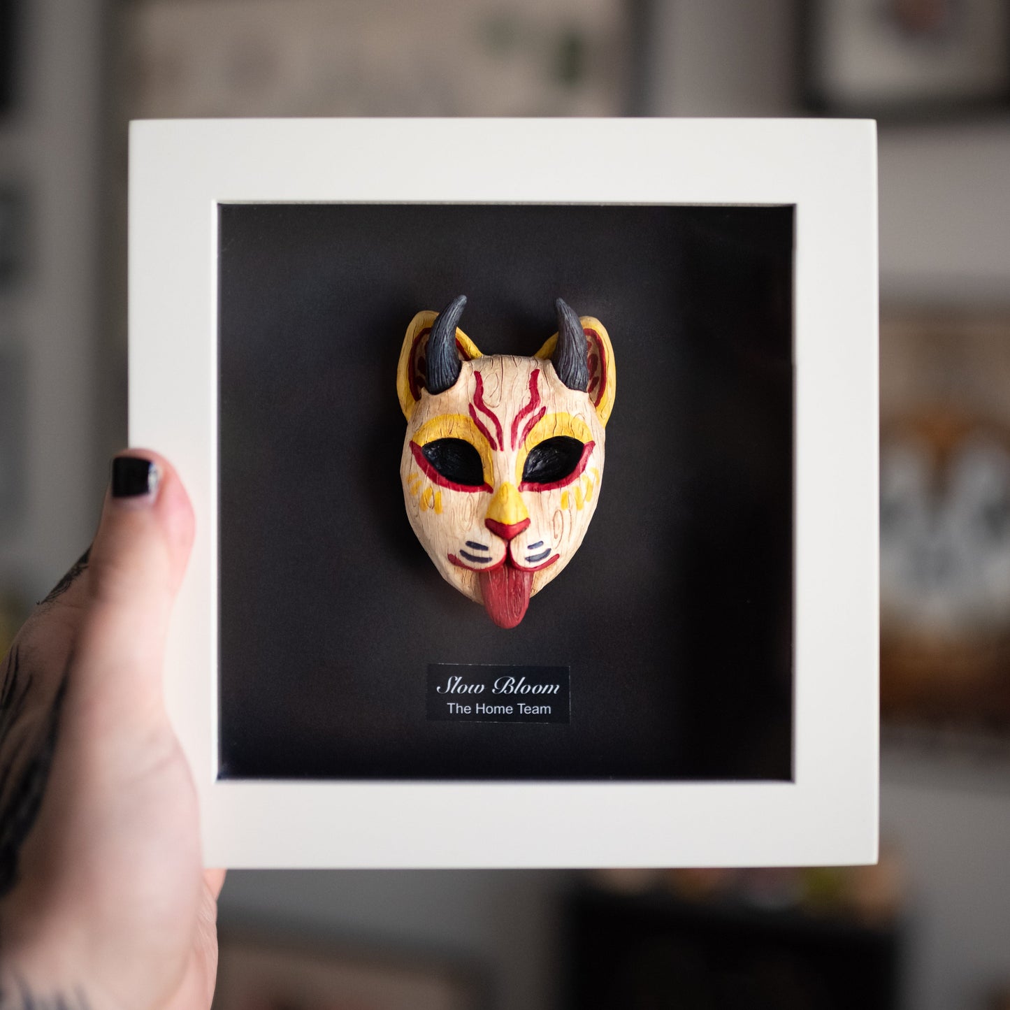 The Home Team x Overcast Oddities - Limited Edition Slow Bloom Ghost 6x6 Shadow Box