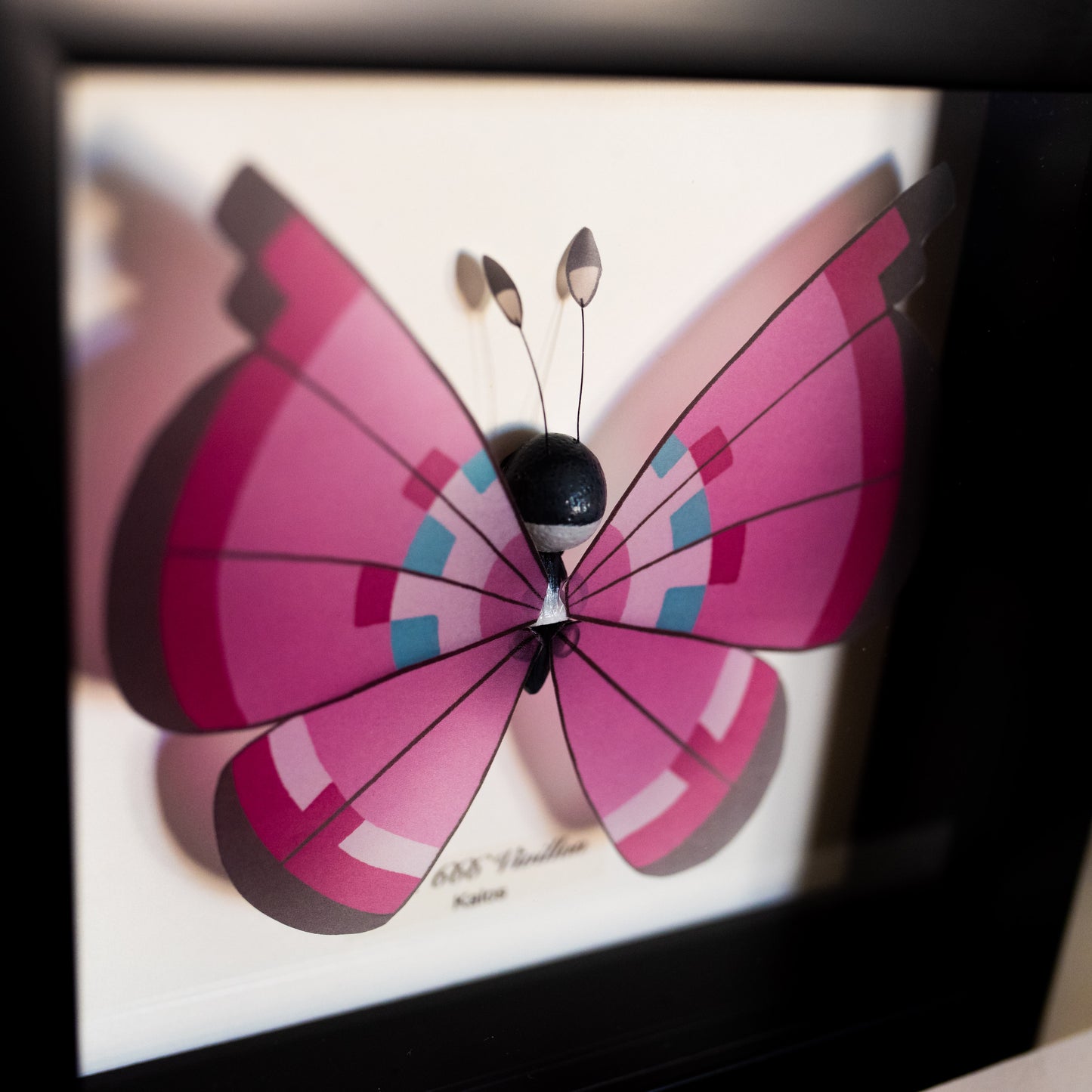 Vivillon Pokémon Shadowbox - 6x6