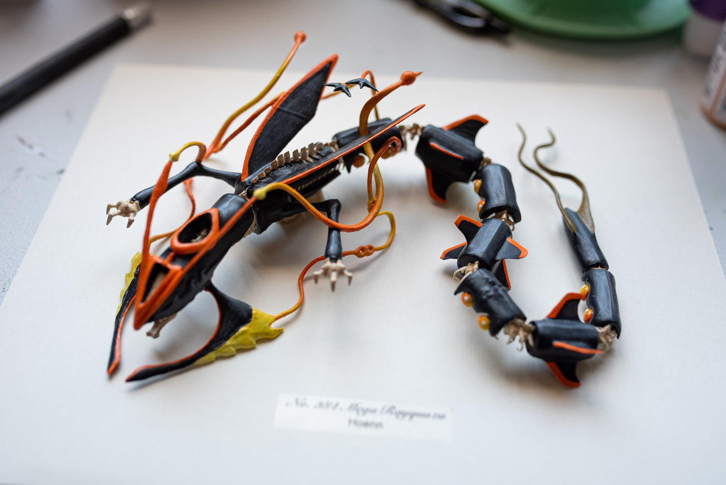 Shiny Mega Rayquaza Taxidermy - 8x10 Shadowbox