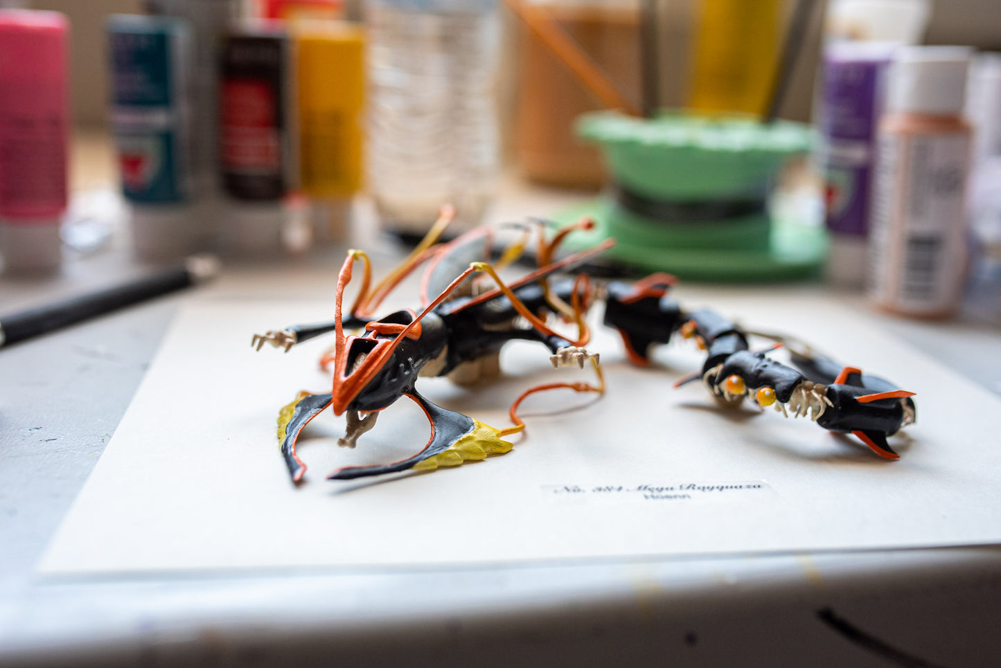 Shiny Mega Rayquaza Taxidermy - 8x10 Shadowbox