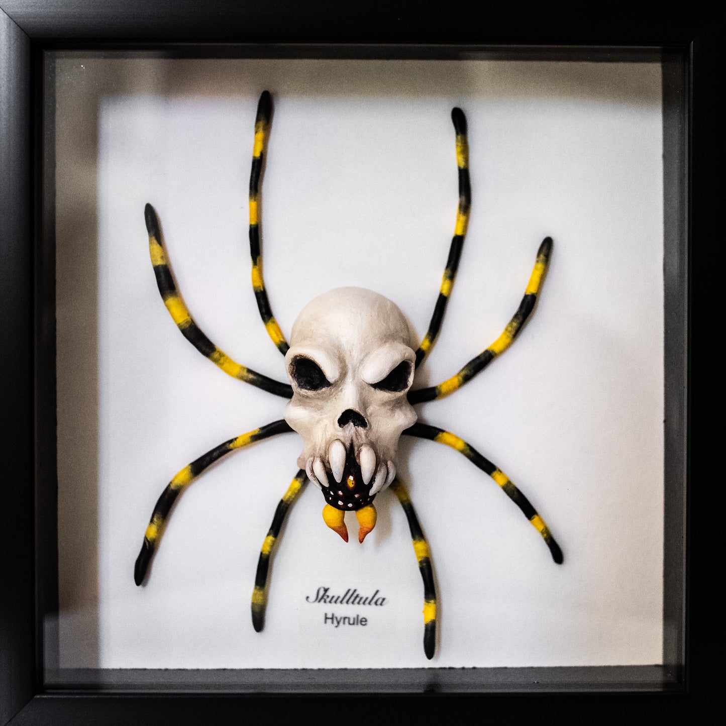 Skulltula - Legend of Zelda Taxidermy - 6x6 Shadowbox