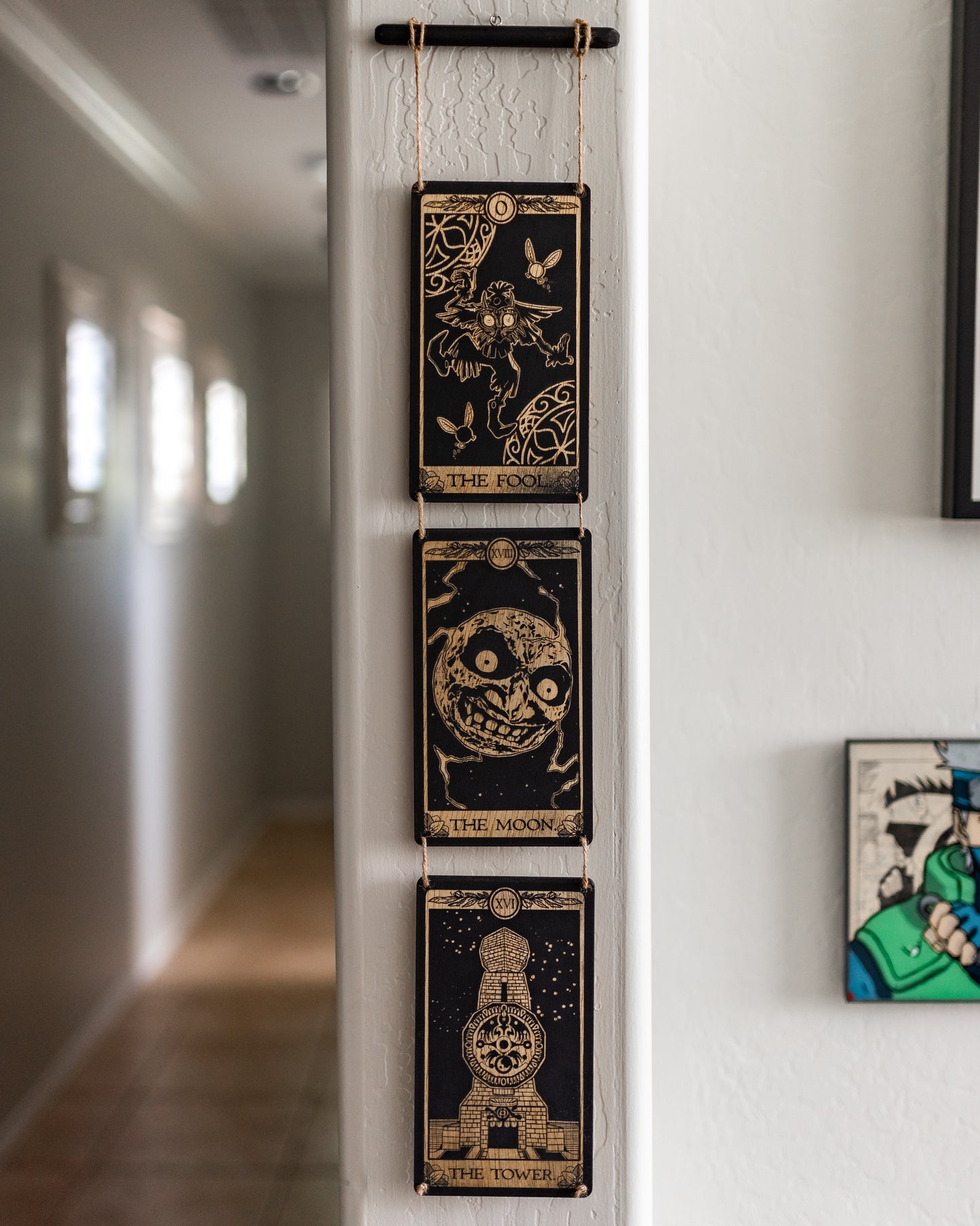 Majora's Mask Tarot Wood Hanging Display