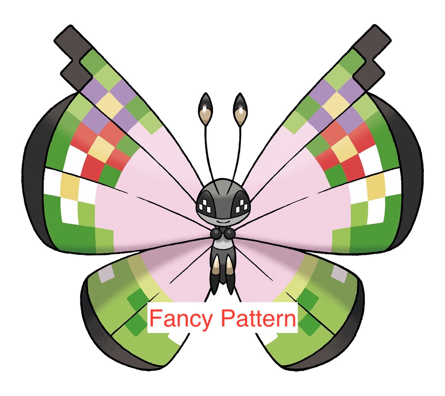 Vivillon Pokémon Shadowbox - 6x6