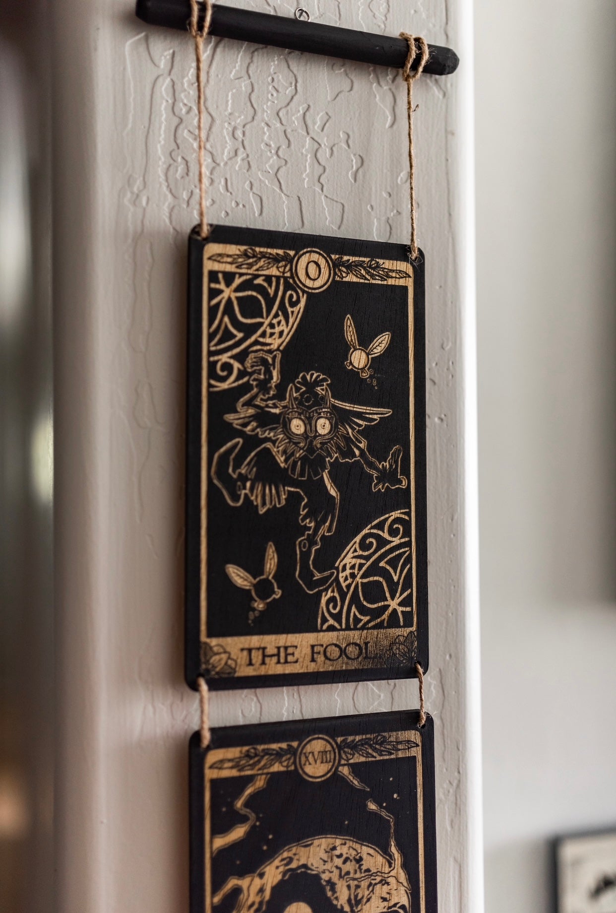Majora's Mask Tarot Wood Hanging Display