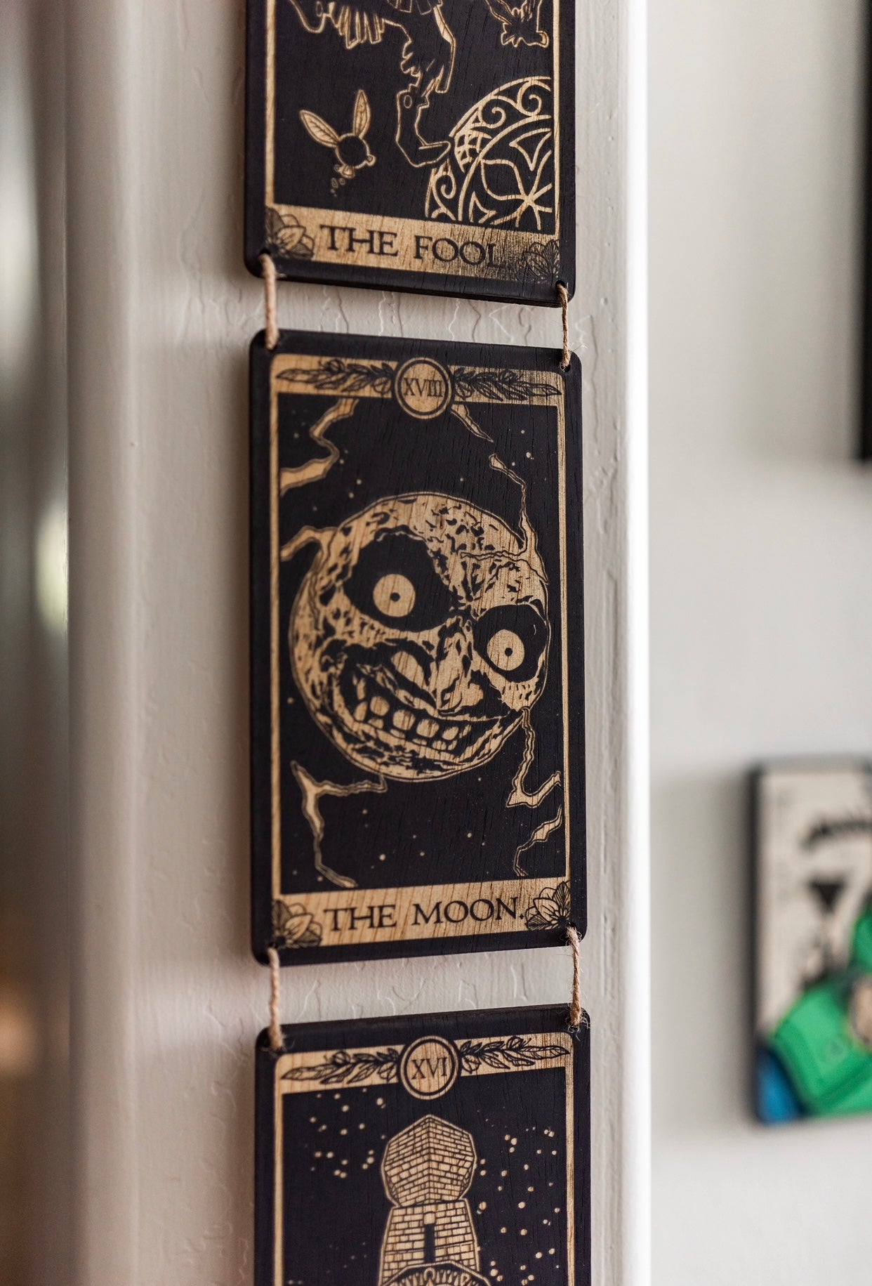 Majora's Mask Tarot Wood Hanging Display