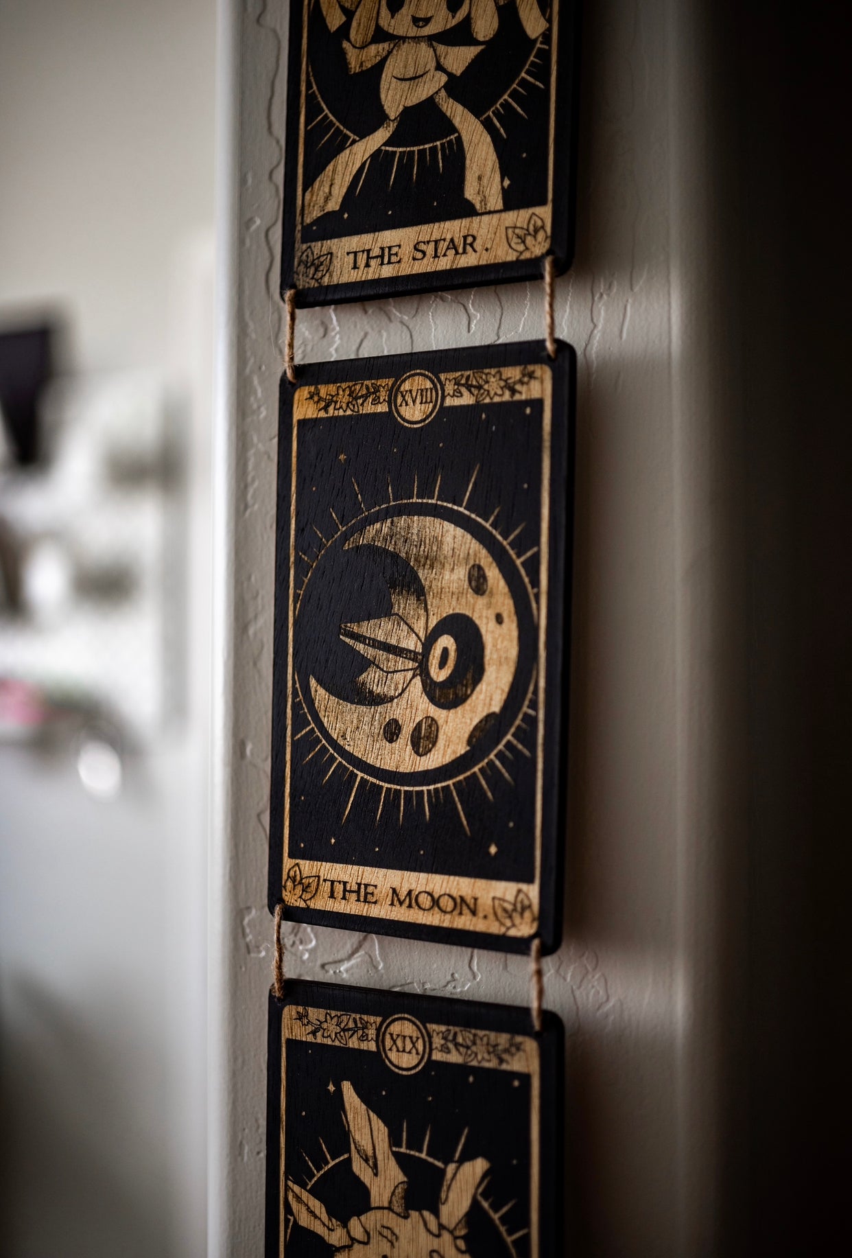 Pokémon Tarot Wood Hanging Display