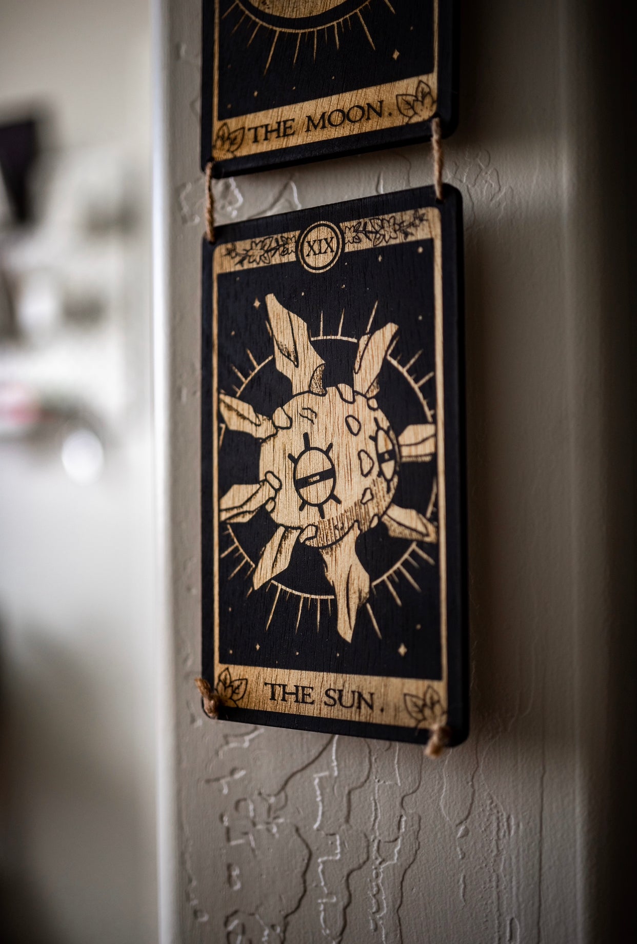 Pokémon Tarot Wood Hanging Display