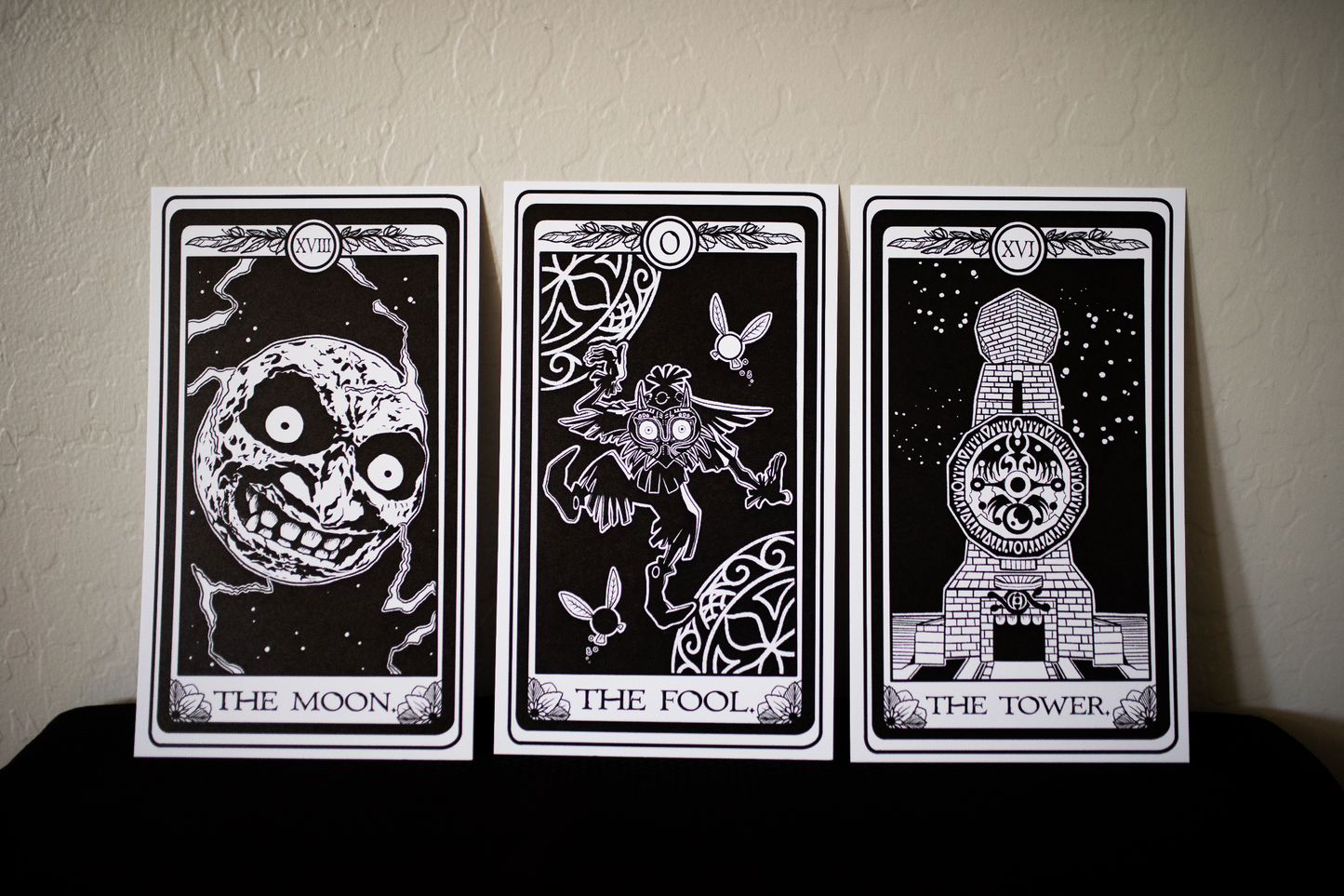 Majora's Mask Tarot Prints - Legend of Zelda 8.5x5