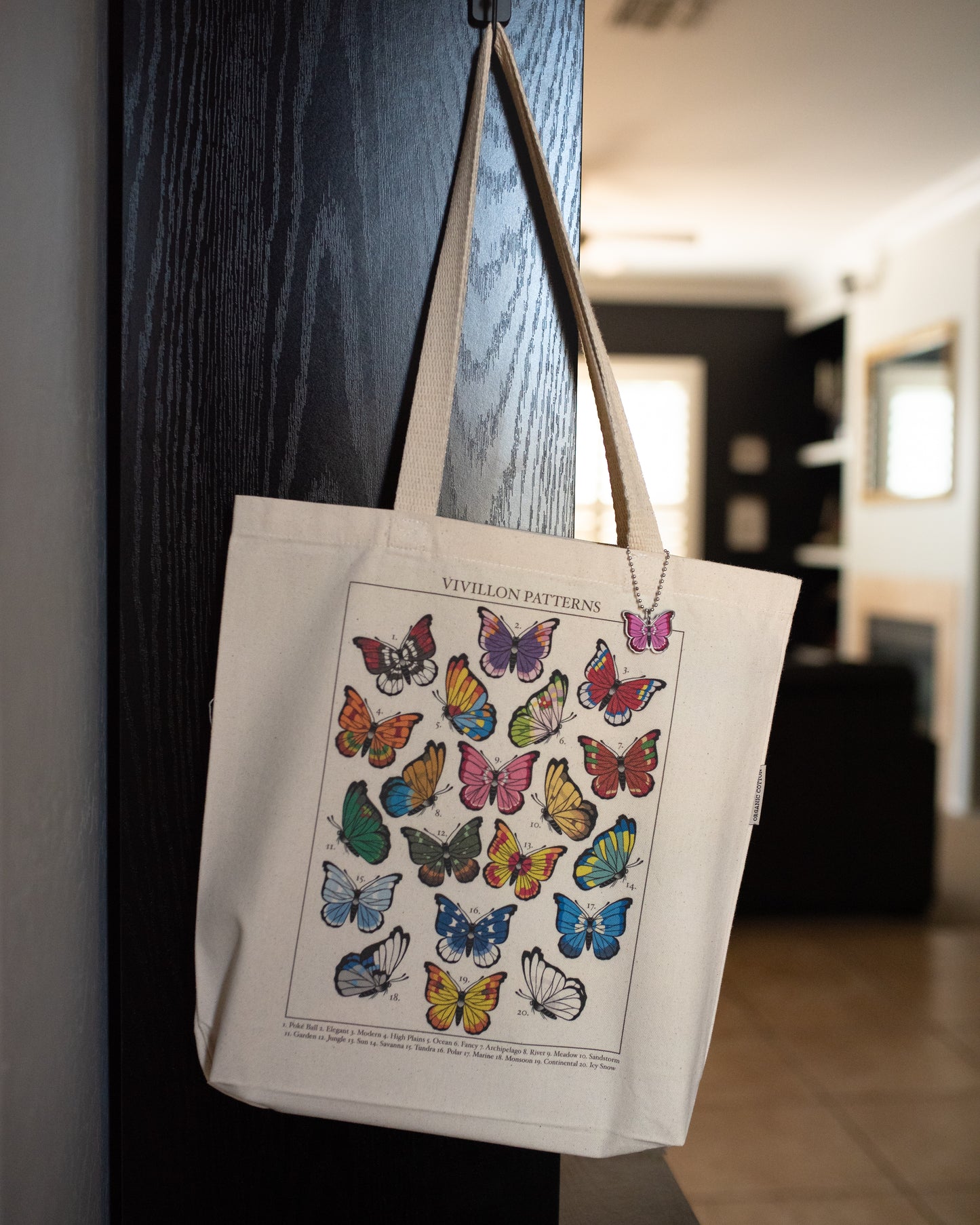 Vivillon Patterns Tote Bag