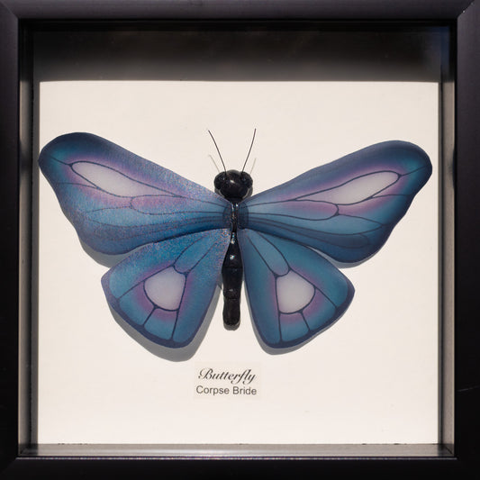 Corpse Bride Butterfly Taxidermy - 6x6 Shadowbox [Vault Item]
